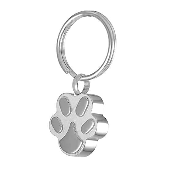 Wholesale Or Retail Cremation URN Pendant Keychain Cremation Jewelry for Pet Ashes Paw Print Urns for Pet Dog Cat,3pcs