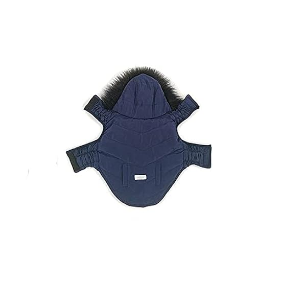 TARVIT Dog Apparel Plush Hat Dog Jacket Winter Easy to Wear Pet Coat Simple Vest Dogs Clothes (Color : Rojo, Size : XX-Large)