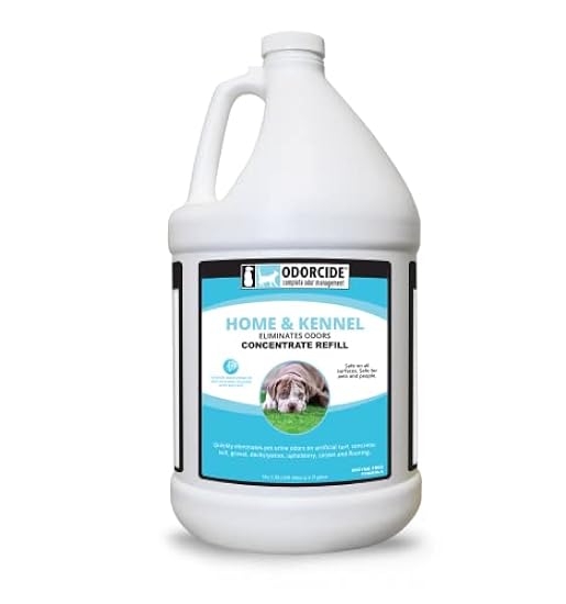 Odorcide Thornell Pet Odor Eliminator for Home & Kennel – All Surfaces Odor Eliminator for Strong Odor – Non-Enzymatic Pet Urine Odor Eliminator Spray – Pet Supplies for Indoors & Outdoors (64 oz)