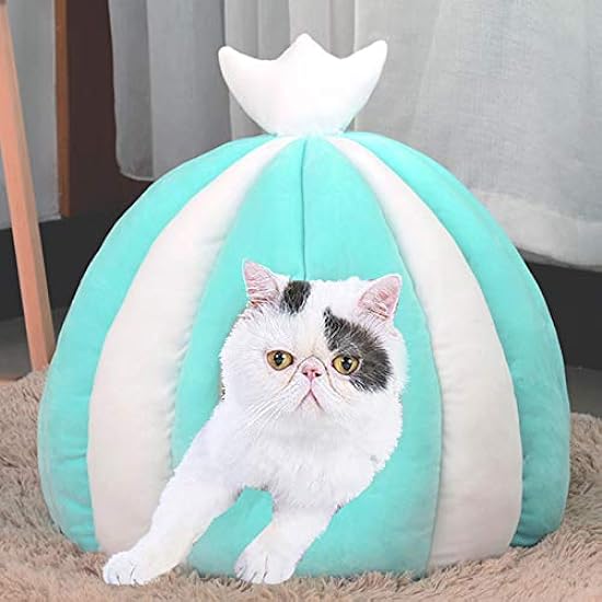 Cat Tent Bed, 2-in 1 Self-Warming Comfortable Triangle 