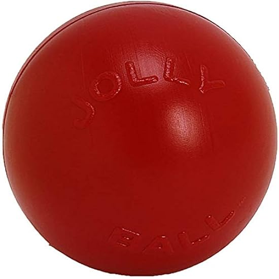 Jolly Pets Push-n-Play Ball Dog Toy, 14 Inches/Extra-Large, Red All Breed Sizes