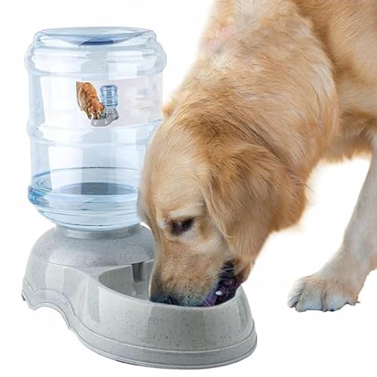 Pet Water Dispenser Large 3 Gallon 11 Liters-Thickened Durable, Dog Cat Water Bowl Dispenser Large,Automatic Pet Waterer Dispenser Station (3-Gallon Dog Waterer)