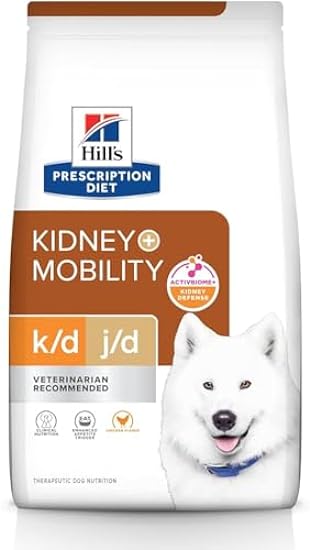 Hill´s Science Diet k/d + Mobility Kidney Care + Mobility with Chicken Dry Dog Food 8.5 lb