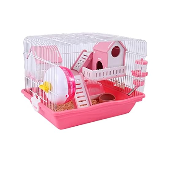 FLOUGE Super Large Pet Cage Hamster Cage，Transparent Ornamental Rutin Chicken Coop Small Animal Cage Gerbil Mouse Mice Rat Habitat Cage