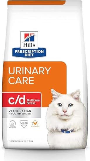 Hill´s Science Diet c/d Multicare Stress Urinary Care with Chicken Dry Cat Food 4 lb