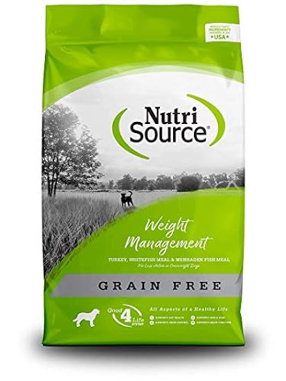 Nutrisource Grain Free ( Turkey ) Weight Management Dog Food 15Lb