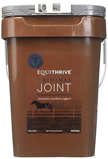Equithrive Original Joint Supplement Powder with Resveratrol and Hyaluronic Acid for Horses, Equine Care, 8 lbs