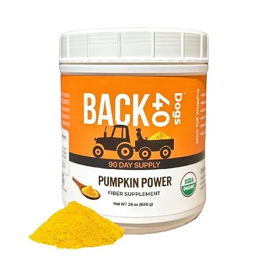BACK 40 Dogs Pumpkin Power Vitamins for Dogs, Powdered 