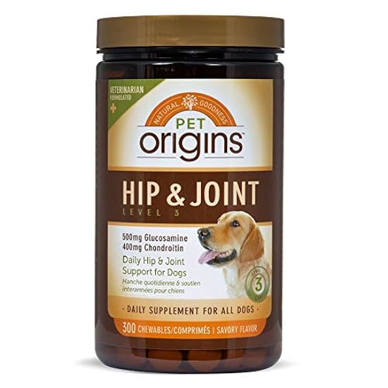 Pet Origins Hip & Joint Health Level 3 500/400mg, 300 Count