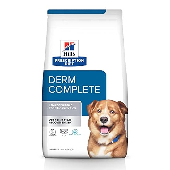 Hill´s Prescription Diet Derm Complete Skin & Food Sensitivities Dry Dog Food, Veterinary Diet, 6.5 lb. Bag