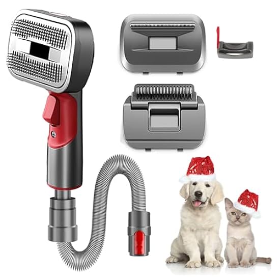 Pet Grooming Kit for Dyson Vacuum V7 V8 V10 V11 V12 V15, Pet Grooming Deshedding Knotting Brush Attachment for Dogs Cats etc