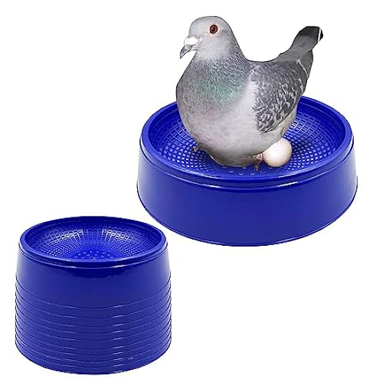 Ecjiuyi 10PCS Bird Nest Bowl, Plastic Racing Pigeon Bre