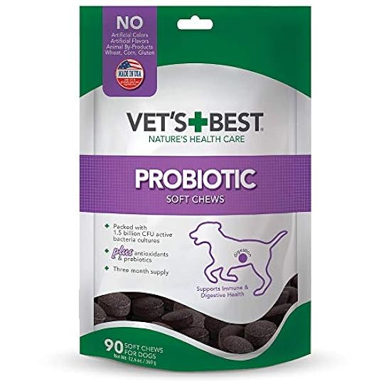 Vet´s Best Probiotic Soft Chews Dog Supplement | S
