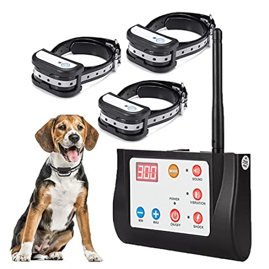 HEXIEDEN Wireless Dog Fence & Pet Containment System 2-
