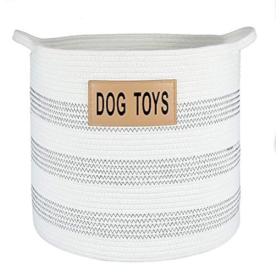 Midlee Dog Toy Rope Cotton Basket (X-Large)