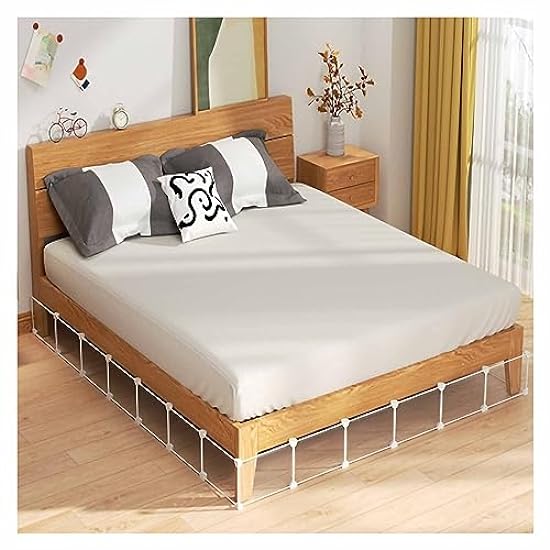 ZERVA 18cm High Bed Bottom Baffle Blocker Under Pet Bed Keeps Toys Out, Protects Dog/cat from Sofa Bed and Other Furniture (Size : L 80CM)