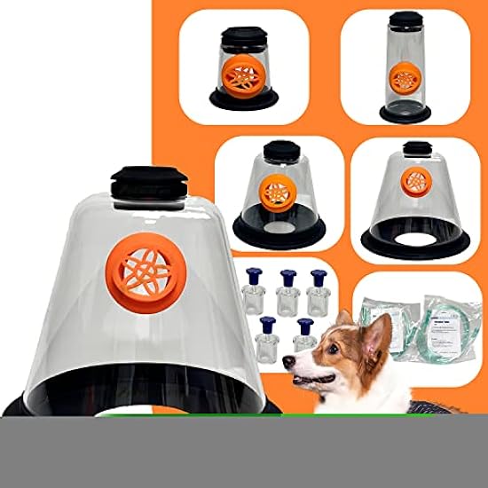 PRCMISEMED [for Veterinarians] Oxygen Therapy Rescue Mask Set for Dogs or Cats, Can be Used for Various Animals