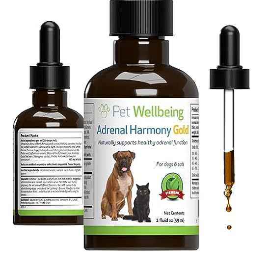 Pet Wellbeing Adrenal Harmony Gold - Vet-Formulated - f
