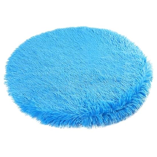 RiRaku Long Plush pet mat, Memory Sponge, Dog Litter, Large and Small Dog Litter, Removable and Washable Dog Litter, cat Litter, and Dog Mattress (Color : Blue, Size : 50 * 40 * 10)