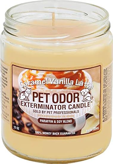 SPECIALTY PET PRODUCTS Pet Odor Exterminator Candle, Caramel Vanilla Latte - Pack of 2