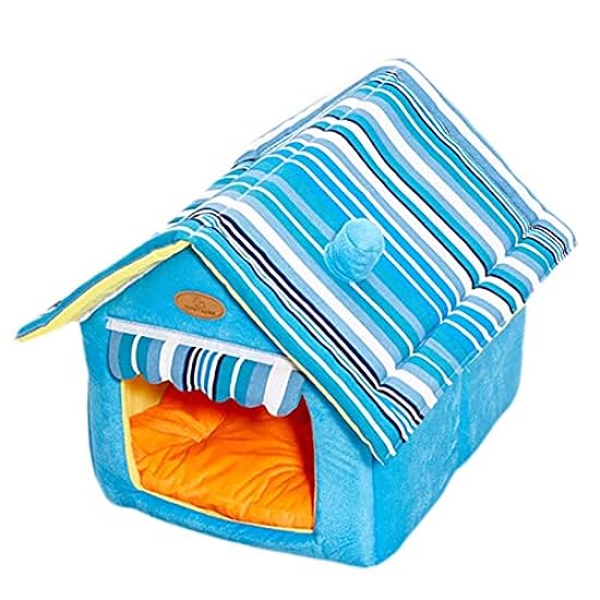 Yimeezuyu Dog House Soft Dog Bed Cat House Indoor Small Medium Large Dog Houses,Detachable Sponge Material Cat Nest Tent Winter Warm Bed Soft Sleeping Bed for Pets