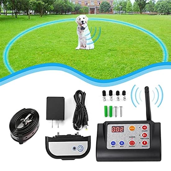 SUXIAN 2021 New 2-in-1 Wireless Fence & Dog Training Collar Waterproof Outdoor pet Supplies Electric Dog Fencing stystem Shock,for1dog